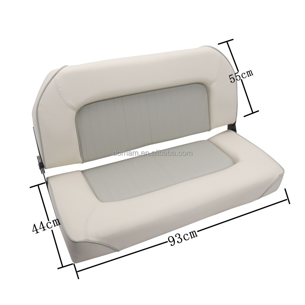 Fishing Boat Seat - Marine Double Folding Boat Seat Low