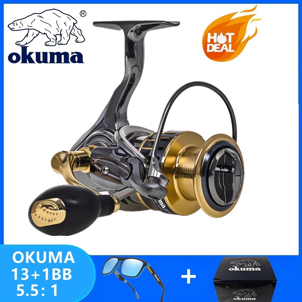 Fishing Boat Steering Wheel - Okuma Original All Metal Fishing Reel